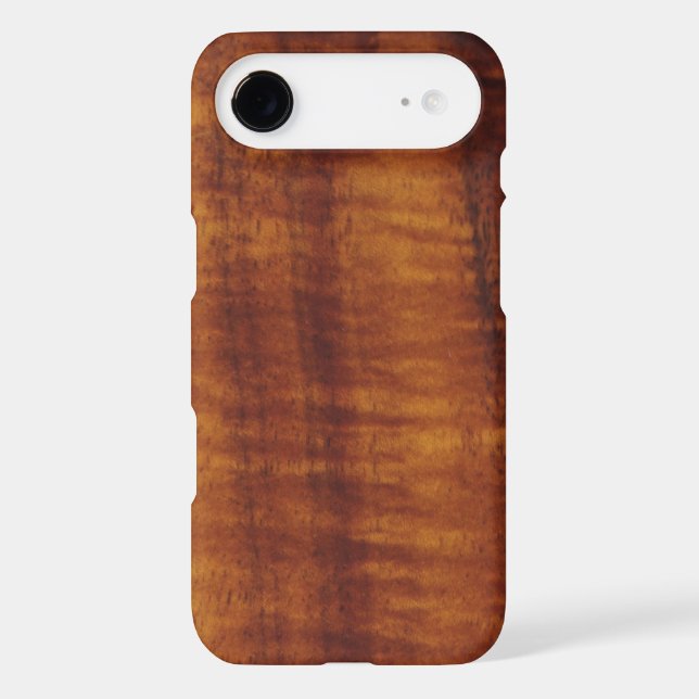 Curly Hawaiian Koa Wood Style  Case-Mate iPhone Case (Back)