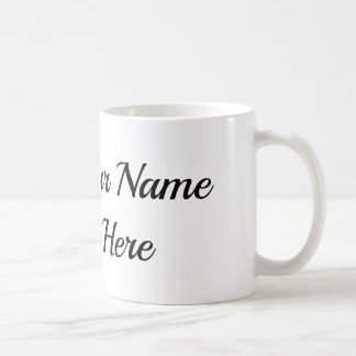 Curly Heart Ink Mug With Personalization