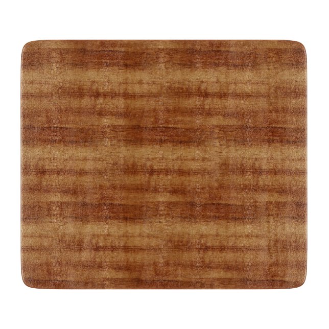 Curly Koa Acacia Wood Grain Look Cutting Board (Front)