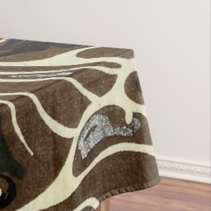 Curly Ocean Waves Tablecloth