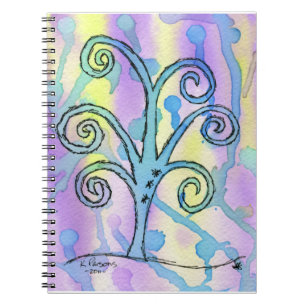 Curly Tree Notebook