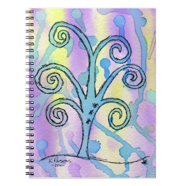 Curly Tree Notebook (Front)