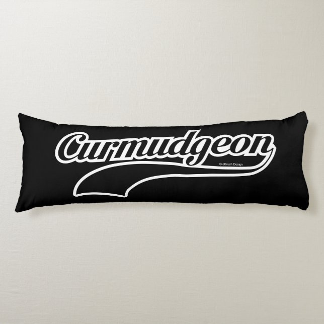 Curmudgeon Body Pillow (Front)