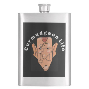 Curmudgeon Life Hip Flask
