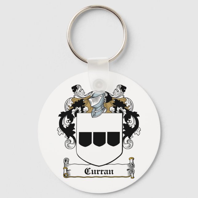 Curran Family Crest Keychain (Front)