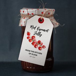 Currant Jelly Label Gift Tag