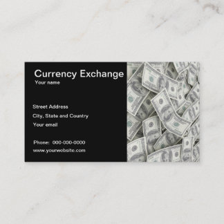Currency Exchange Business Card