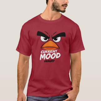 Current Mood #Angry – Funny Grumpy Bird Expression T-Shirt