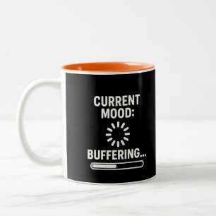 Current Mood: Buffering Two-Tone Coffee Mug