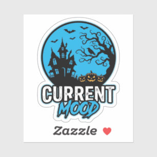 Current Mood Halloween Vintage Engraving Vector_1