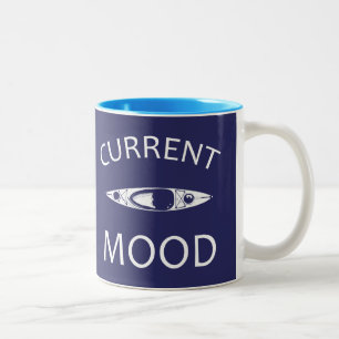 Current Mood Kayaking Two-Tone Coffee Mug
