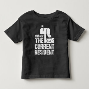 Current Resident Postman Funny Postal Workers Toddler T-shirt
