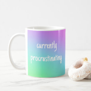 Currently Procrastinating Colourful Funny Mug