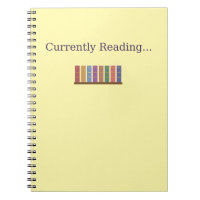 Currently Reading… – Book Lover Notebook Cover