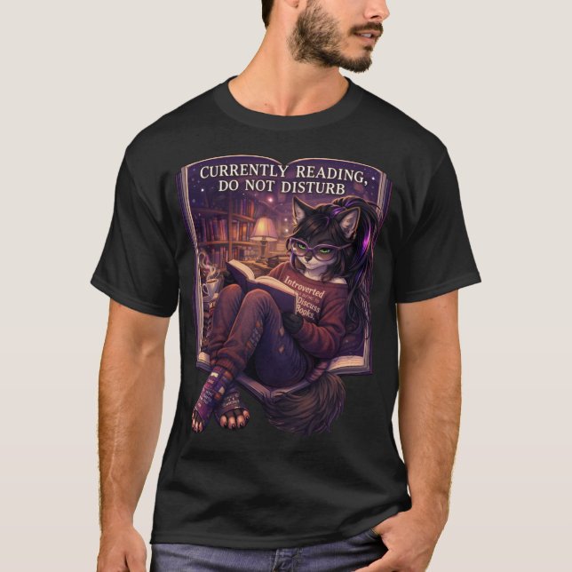 Currently Reading, Do Not Disturb T-Shirt (Front)