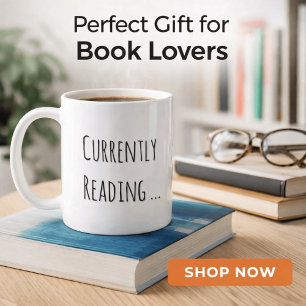 Currently Reading… Minimalist Book Lover Coffee Mug