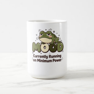 Currently Running on Minimum Power Frog Coffee mug