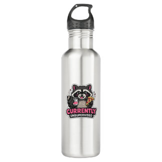 Currently Unsupervised Funny Excuse Quote 710 Ml Water Bottle