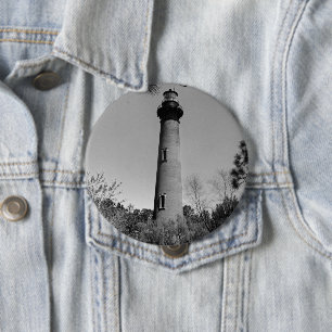 Currituck Lighthouse 4 Inch Round Button