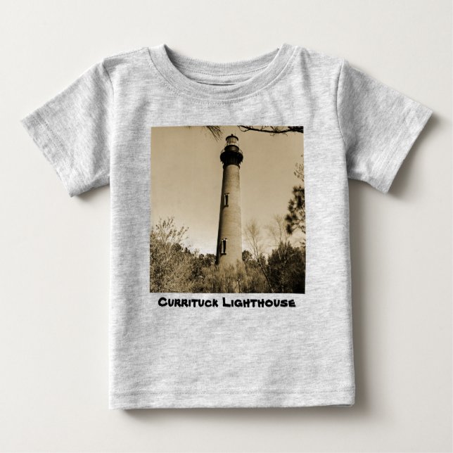 Currituck Lighthouse Baby T-Shirt (Front)