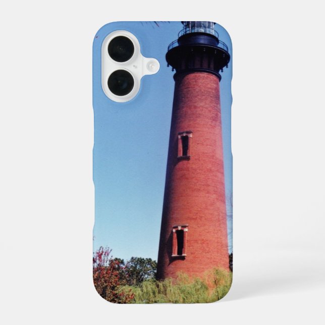 Currituck Lighthouse iPhone 16 Case (Back)