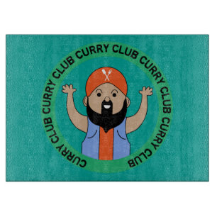 Curry Lover   Indian Cousin   Corry Cook   Foodies Cutting Board