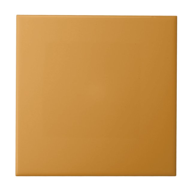 Curry Powder Yellow Square Kitchen and Bathroom Tile (Front)