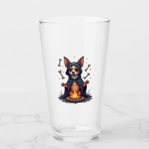 Cursed Chihuahua Ritual Dog Glass
