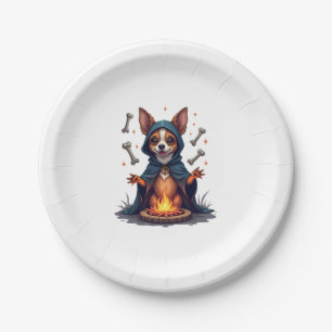 Cursed Chihuahua Ritual Dog Paper Plate