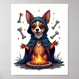 Cursed Chihuahua Ritual Dog Poster