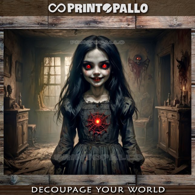 Cursed child of the Red Talisman in creepy house Tissue Paper (Creator Uploaded)