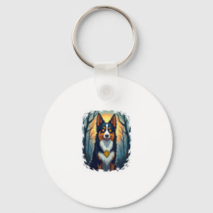 Cursed Collie Crawl Keychain