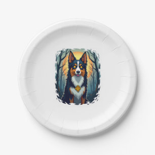 Cursed Collie Crawl Paper Plate