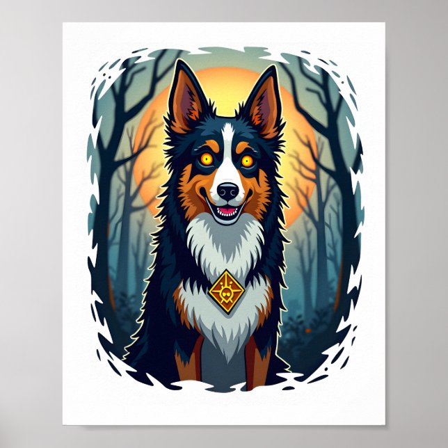Cursed Collie Crawl Poster (Front)