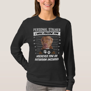 Cursed Dog Image Of Bald Brown Pitbull – Pit Bull T-Shirt