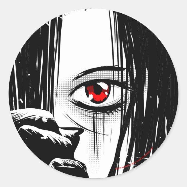 cursed eye Sticker (Front)