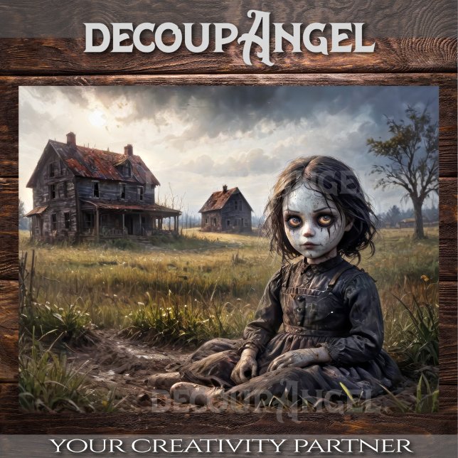 Cursed Girl in an Abandoned Yard Tissue Paper (Creator Uploaded)