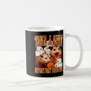 Cursed opossum inappropriate sarcastic humor coffee mug
