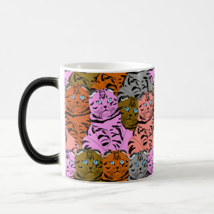 Cursed Pictures of Cats Animal Art Stupid Looking Magic Mug