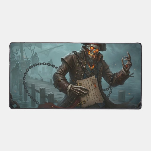 Cursed Quartermaster Desk Mat (Front)