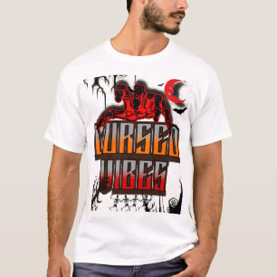 Cursed Vibes T-Shirt Gothic Aesthetic Tee Dark