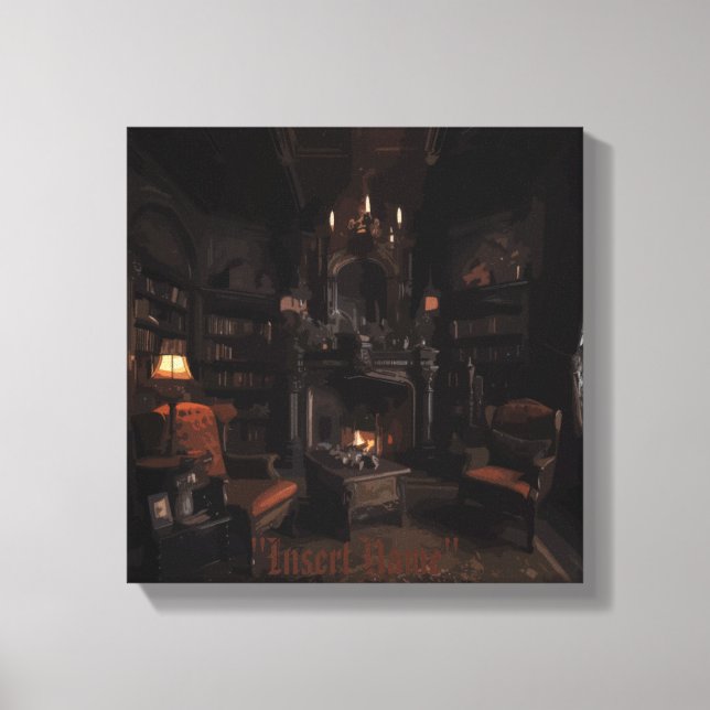 Cursed Volumes Canvas Print (Front)
