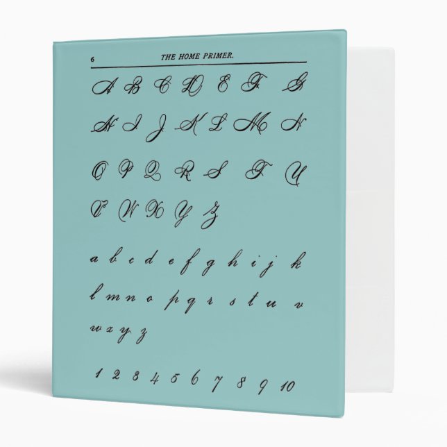 Cursive Letters Binder (Front/Inside)