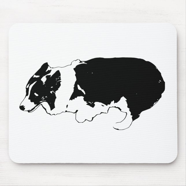 Cursor meets corgi cadence mouse pad (Front)