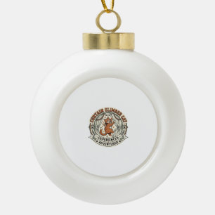 Curtain Climber Cat Curtain Climber Cat Vintage Ve Ceramic Ball Christmas Ornament
