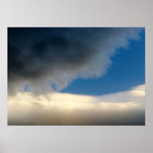 curtain of clouds poster