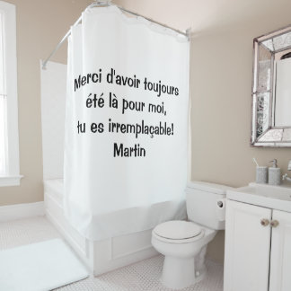 Curtain of shower 100% personnalisable