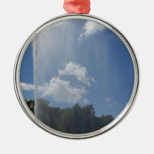 curtain on lake metal ornament