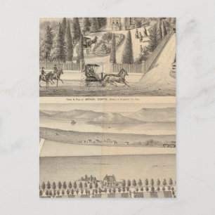 Curtis farm, Poirier Tract Postcard