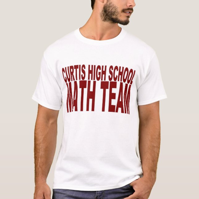 CURTIS HIGH MATH TEAM SHIRT (Front)
